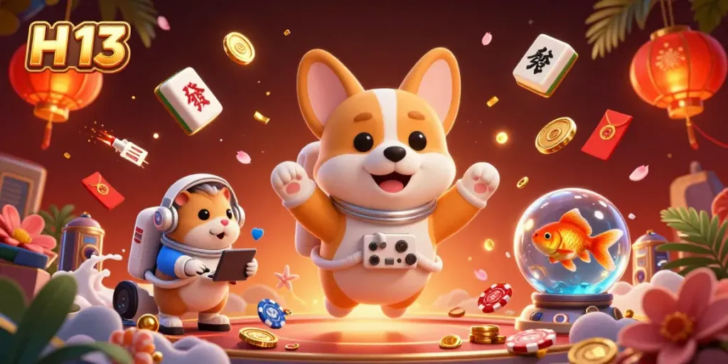 Play exciting games at H 13 casino, featuring vibrant slots and interactive live gaming experiences.