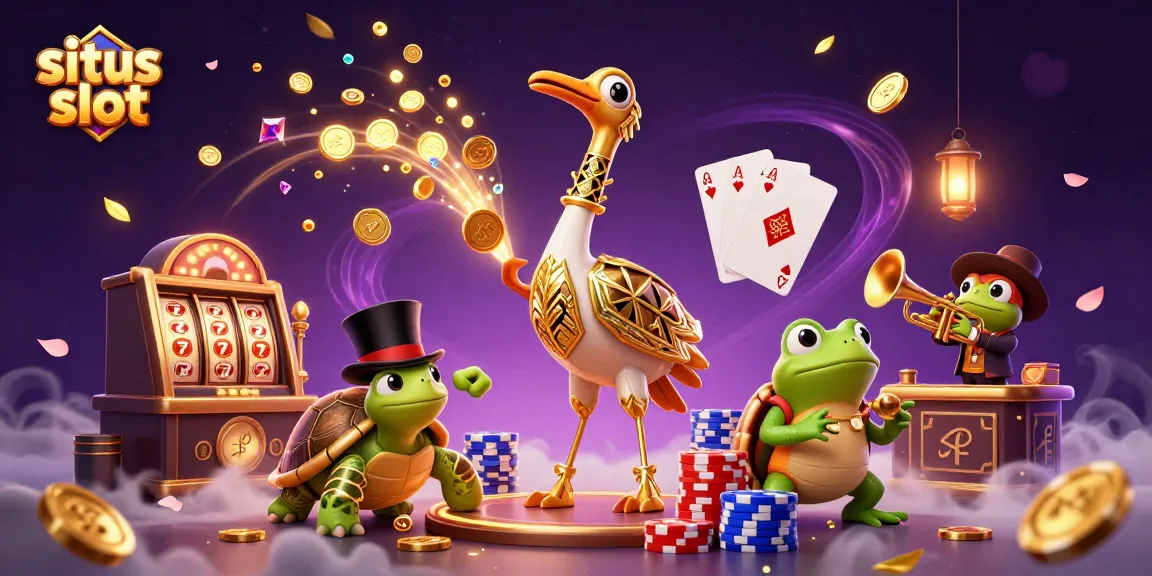 Engage with situs slot action featuring vibrant characters at a casino with dynamic elements.