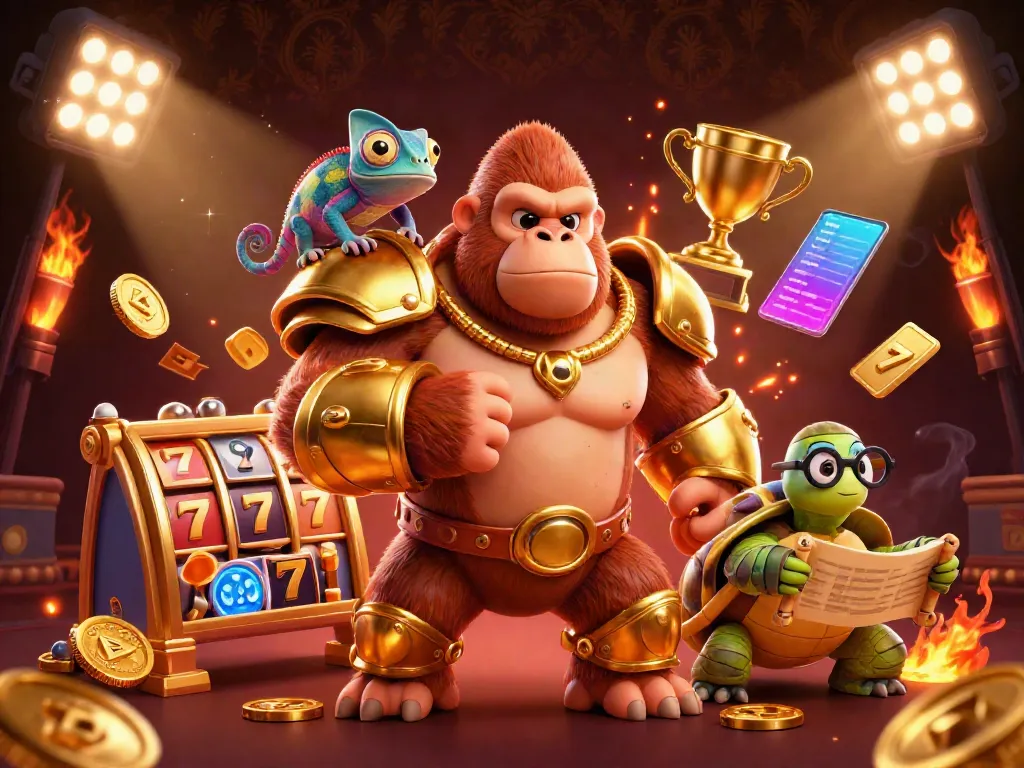 Experience F168's thrilling online gaming world with colorful slot reels, dynamic characters, and rich details.