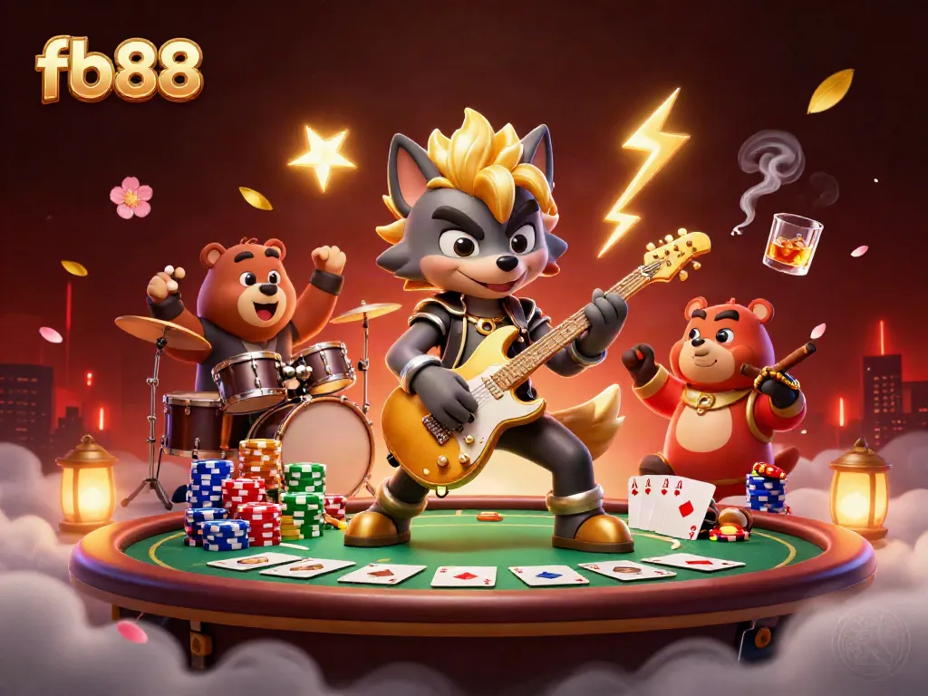 Experience thrilling action at fb88 with dynamic gaming symbols on an electrifying stage.