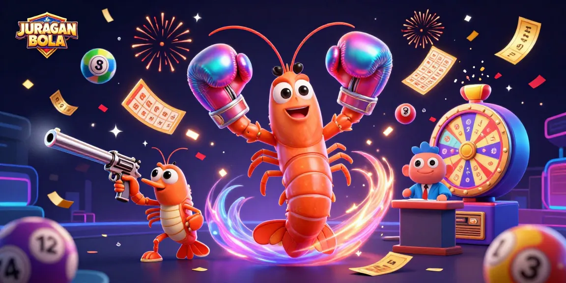 Experience the thrill of JURAGANBOLA with vibrant characters and dynamism in this mesmerizing casino scene.