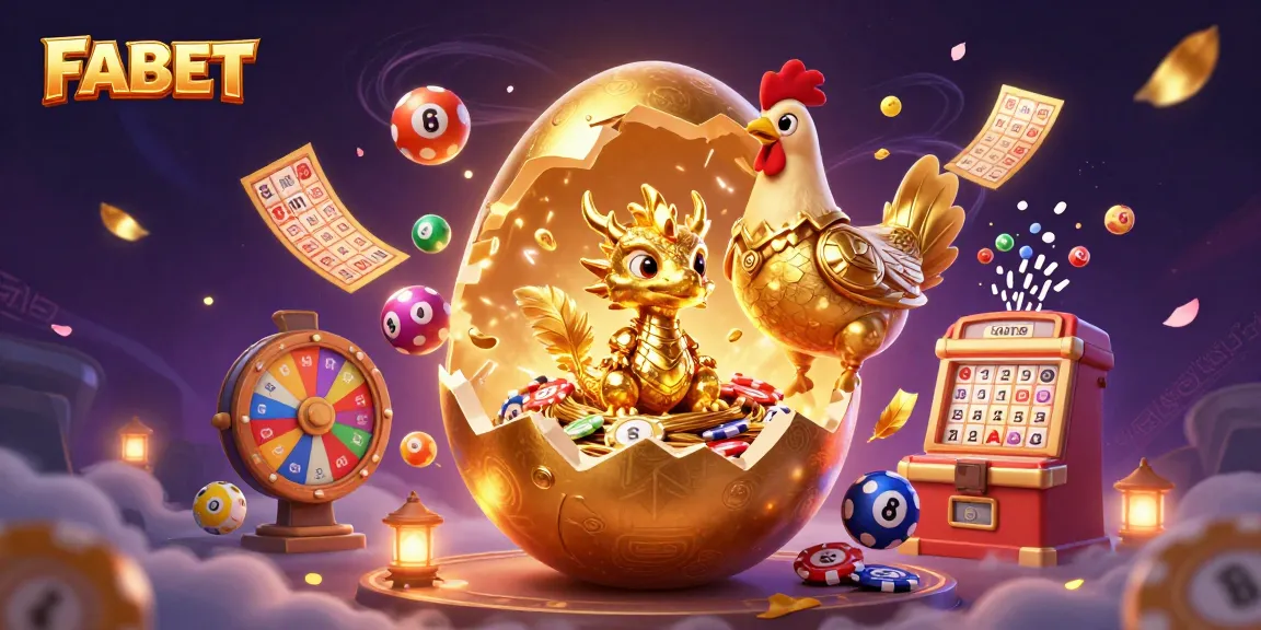Bet big on FABET with an engaging illustration of a dazzling dragon and poker chips.