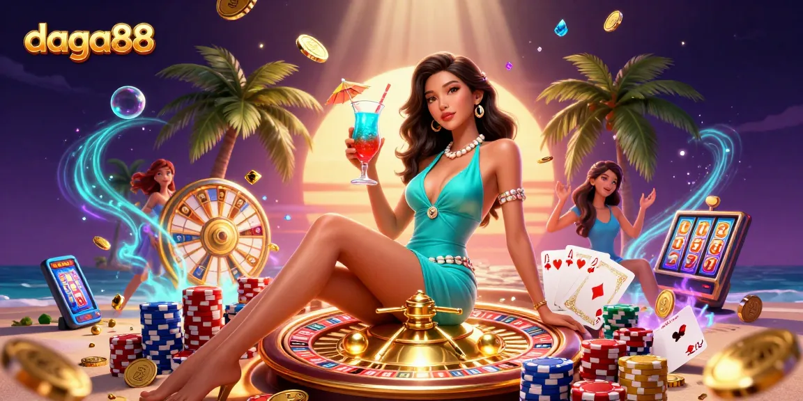 Dive into exciting bets at daga88 with stunning visuals of live-action gambling.