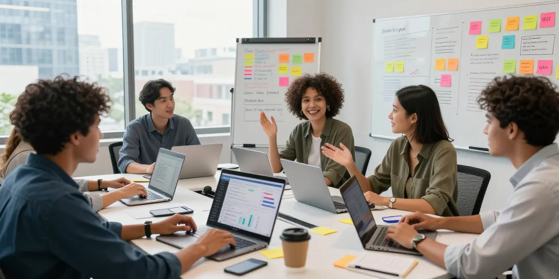 Team collaborating on digital marketing strategies at https://miraviglp.com, showcasing analytics and creativity.