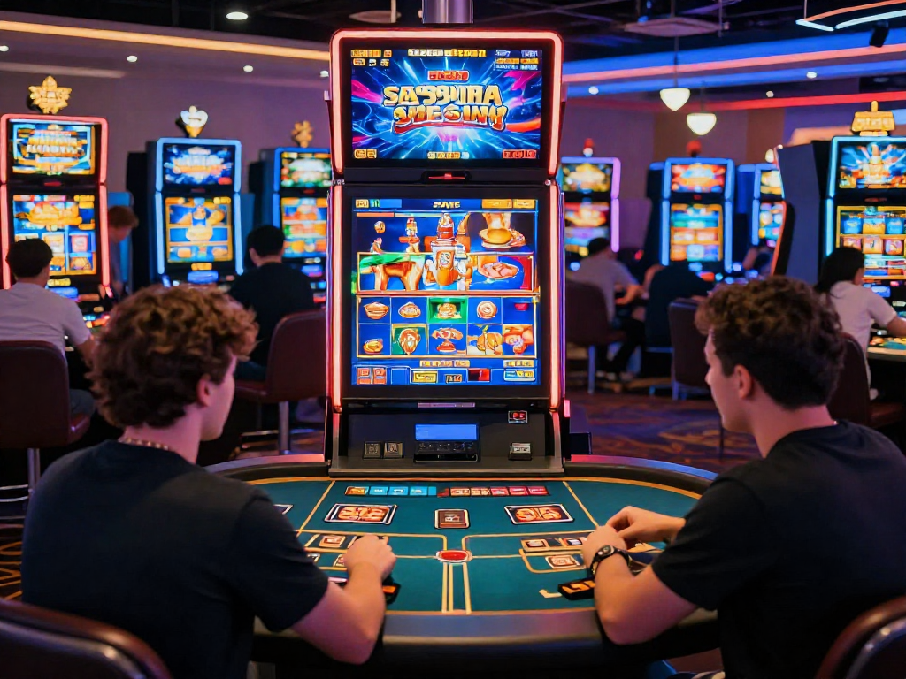 Giocatori nei migliori casino non AAMS, divertendosi in un ambiente sicuro e coinvolgente.