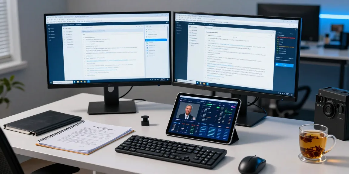 Solution de récupération crypto affichée sur des écrans avec des outils d'analyse blockchain dans un bureau moderne.