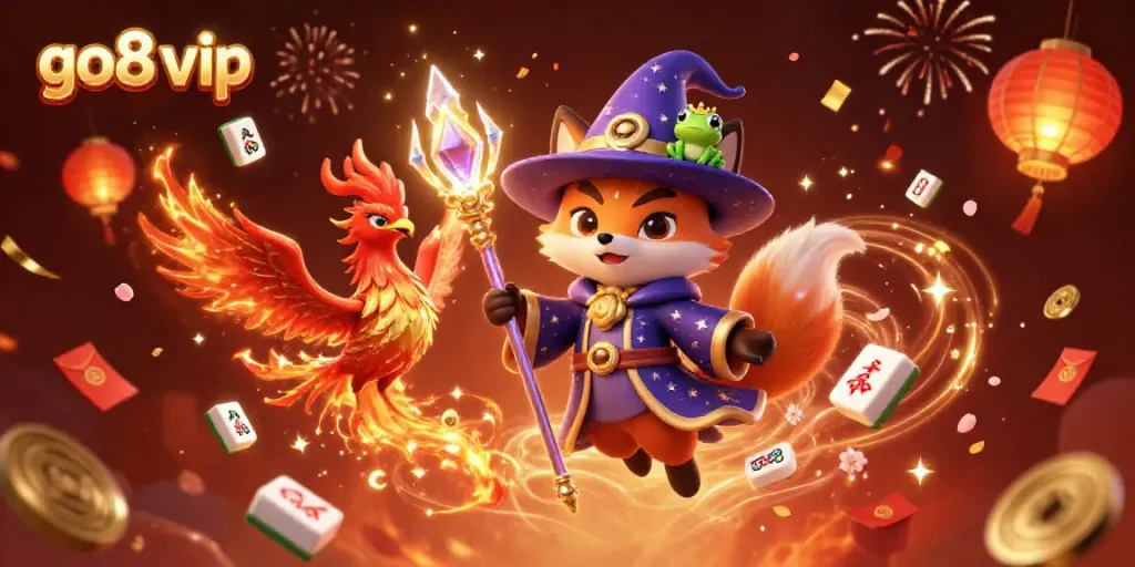 Engage with go8 vip through an enchanting 3D casino scene with magical characters and vibrant elements