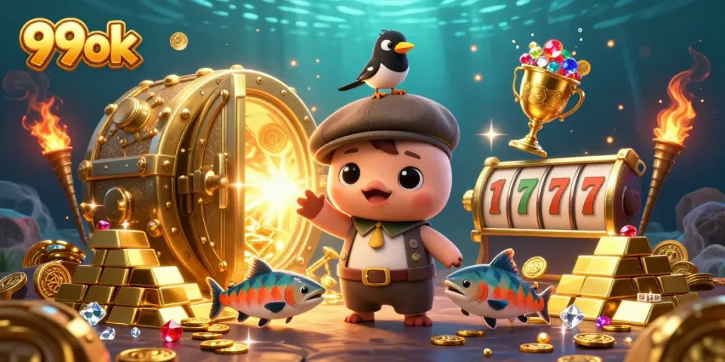Experience winning thrills at 99ok with playful characters and dynamic slot games.