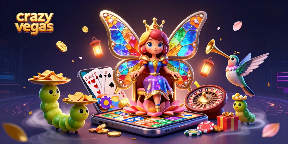 Experience the enchantment of crazyvegas with vibrant characters and exciting slot game action.