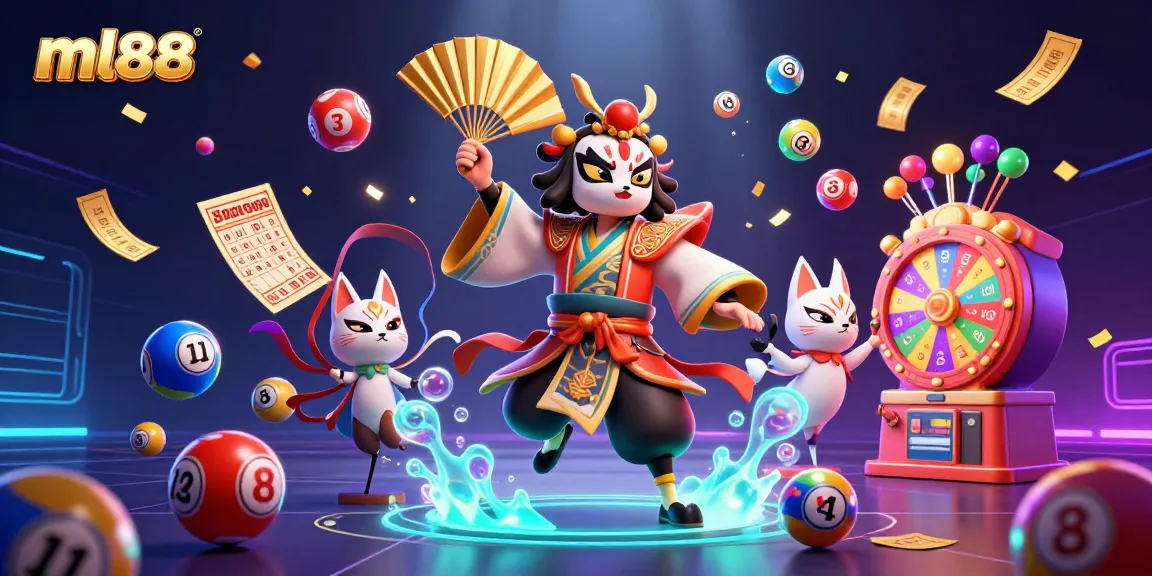 Engage with ml88, capturing thrilling lottery excitement with colorful games and vibrant elements.