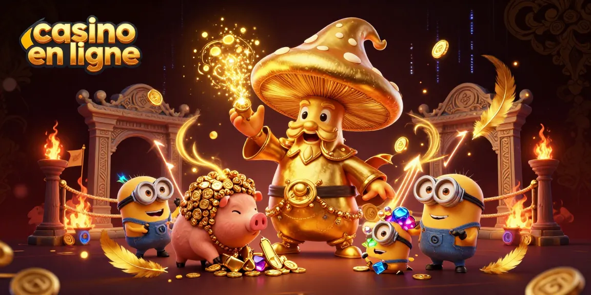 Gagnez au casino en ligne avec un magicien doré et des joyaux scintillants.