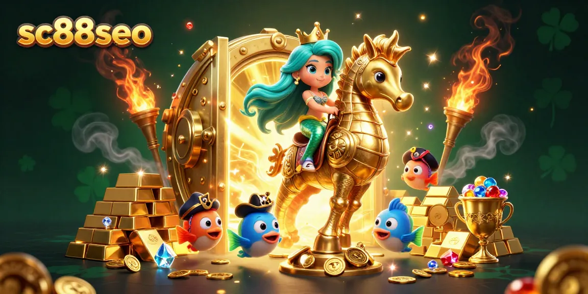 Engage with sc88seo's thrilling gaming experience through colorful characters and treasures.