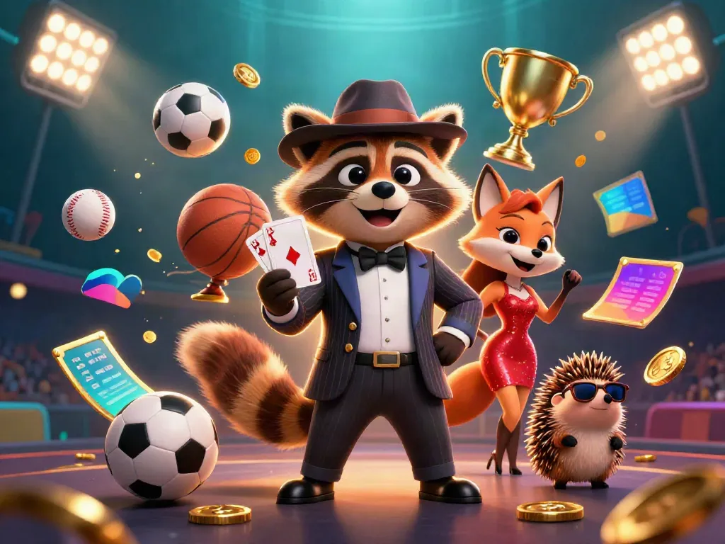 Experience debet's thrilling world of online gambling with dynamic characters and vibrant sports elements.