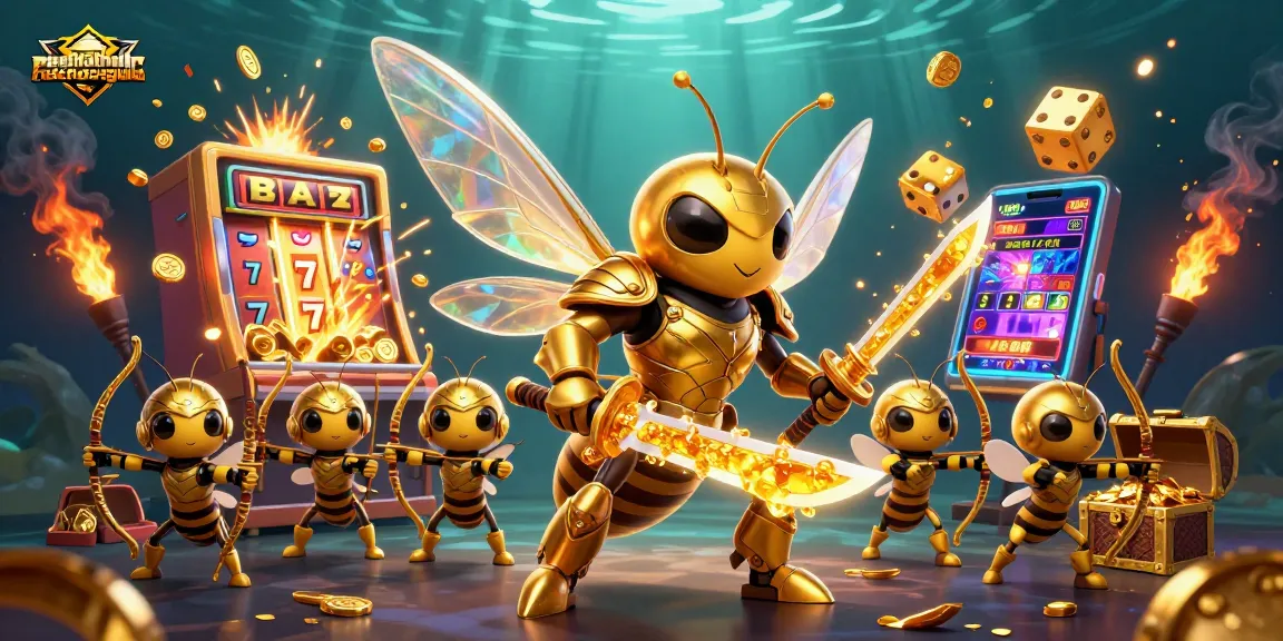 Engage with peelcatholicteachersguild in a vibrant 3D scene featuring epic slot machine action and colorful gaming elements.
