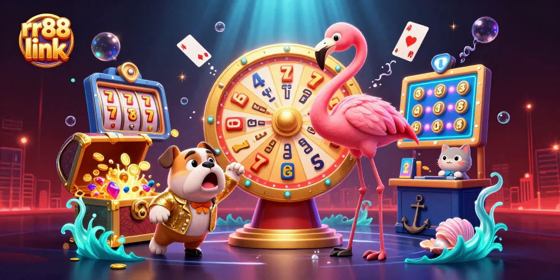 Engage with thrilling gameplay at rr88 link, featuring vibrant 3D characters and exciting casino elements.