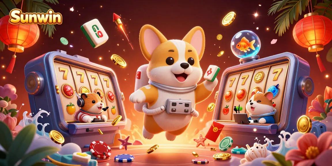 Sunwin delivers an exhilarating floating casino adventure with a corgi astronaut and playful elements.