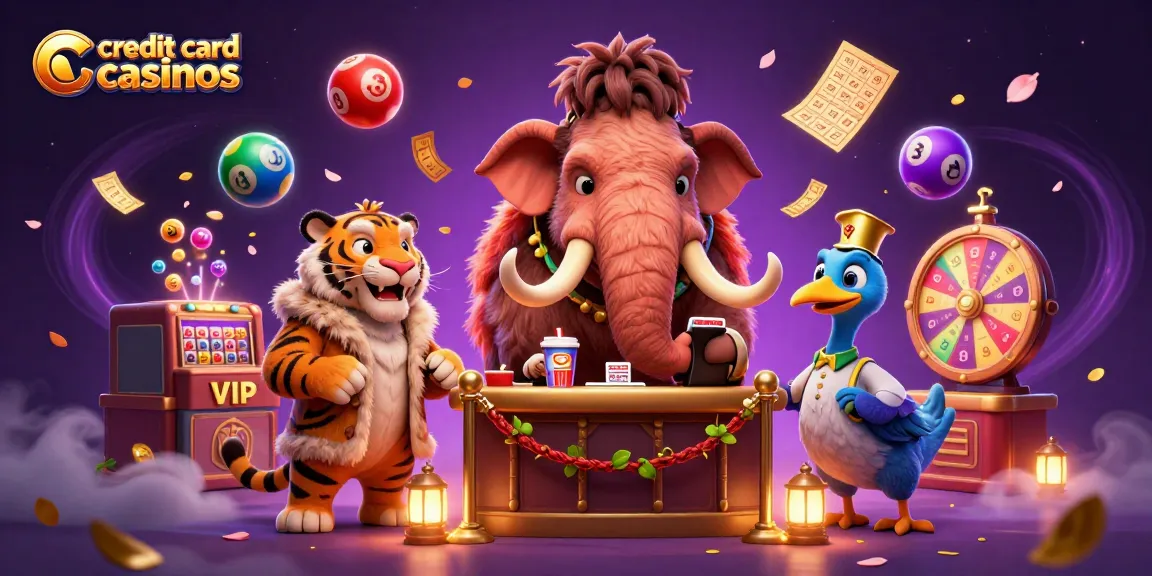 Engage with vibrant credit card casinos featuring a woolly mammoth bouncer, VIP saber-tooth tiger, and dodo doorman.