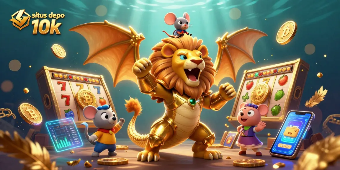Engage with situs depo 10k and win jackpots with thrilling slot reels and rich gaming symbols.