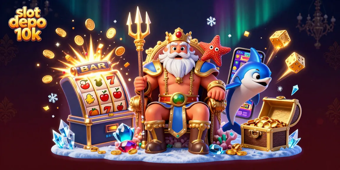 Permainan slot depo 10k dengan jackpot melimpah dan karakter menarik menyambut pemain.