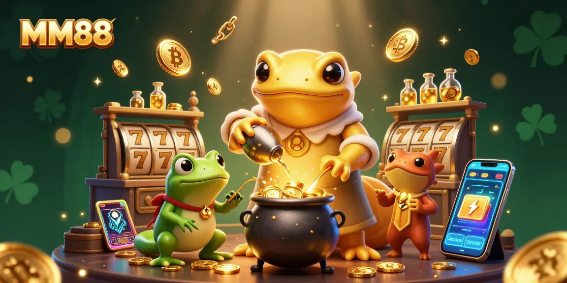 Experience winning moments at MM88 with a vibrant casino scene filled with riches and excitement.