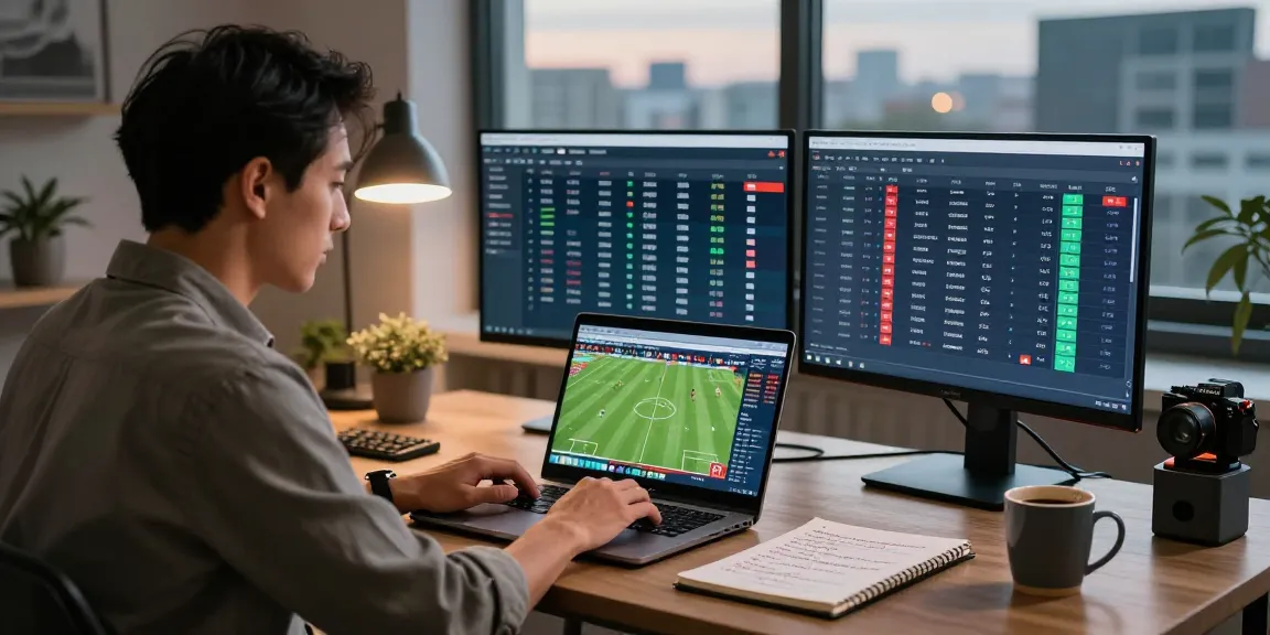 Explore accurate sports betting insights with https://soikeonhacai.com.co/ showcasing expert analysis in a modern office.