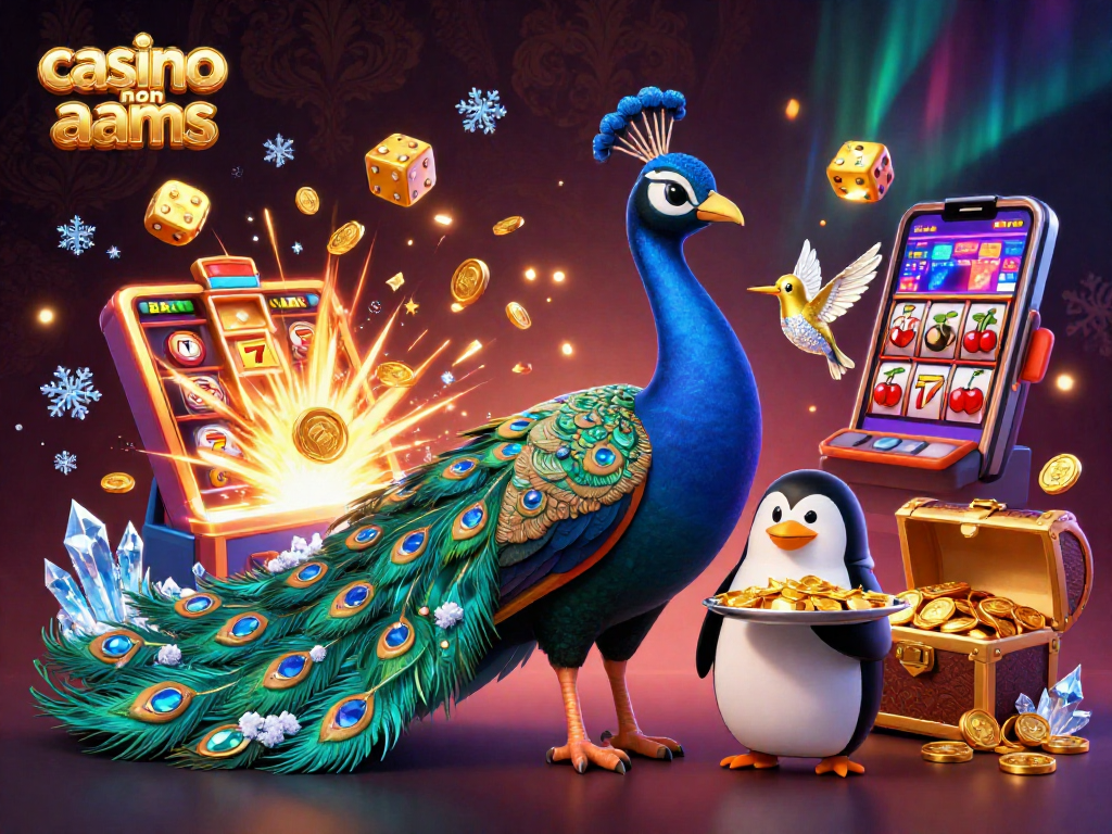Gioca nei casino non AAMS con un pavone aristocratico, un pinguino maggiordomo e gioielli scintillanti.