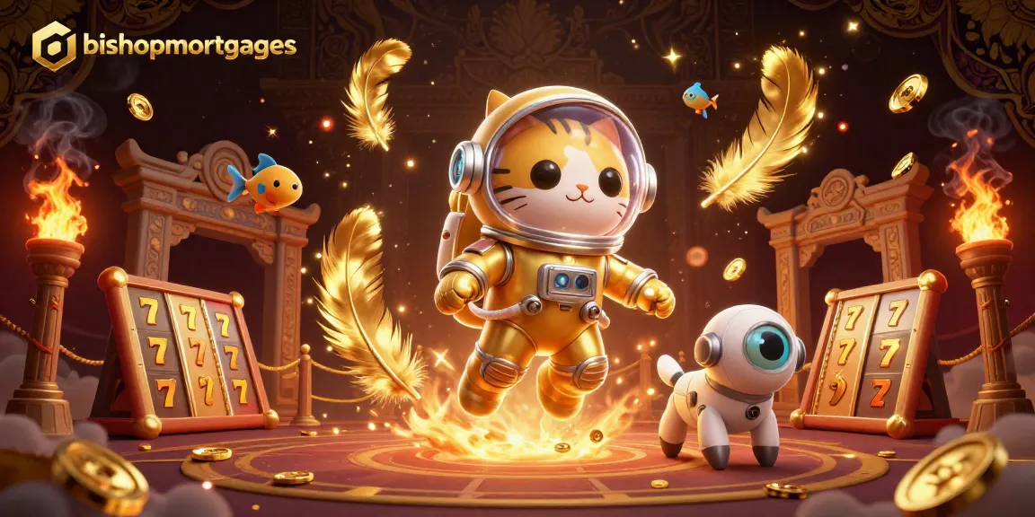 Engage with thrilling gameplay at bishopmortgages, featuring vibrant slot reels amidst dynamic characters.