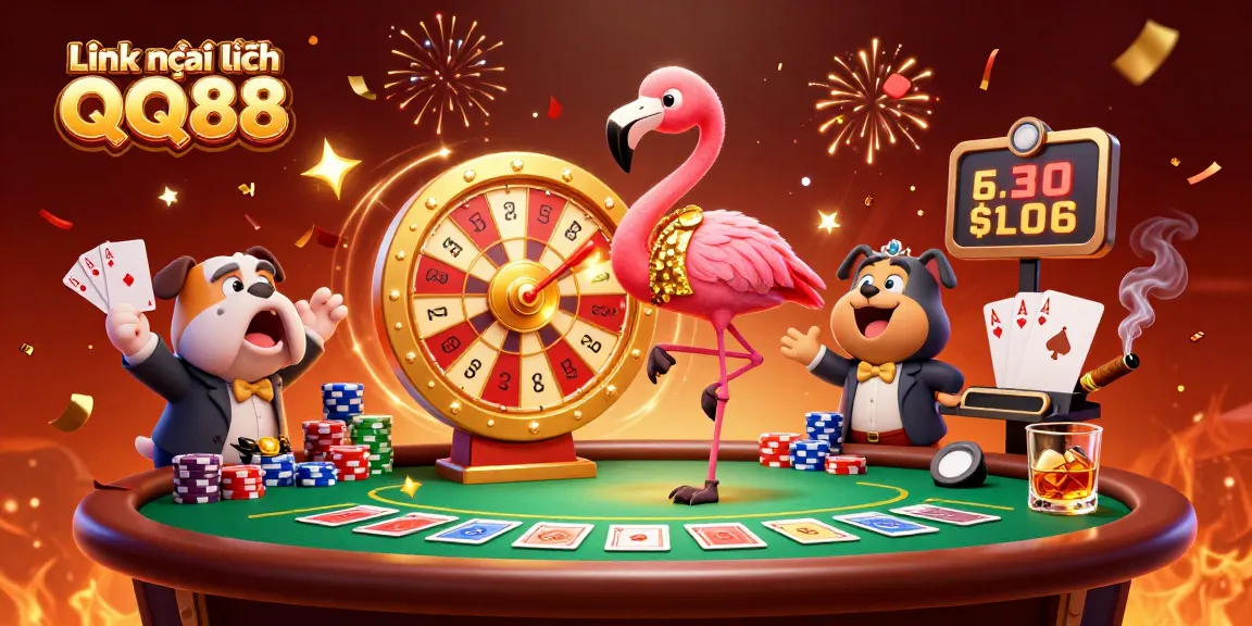 Spin to win exciting prizes with Link mới nhất QQ88 in this vibrant casino scene!