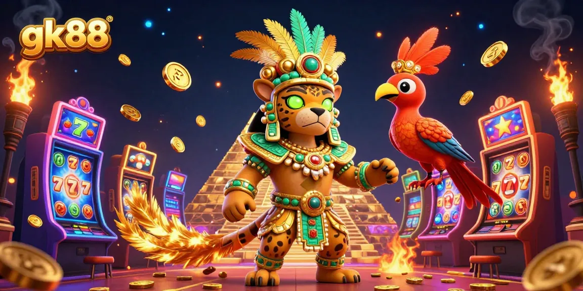 Engage in thrilling slot action at gk88 with vibrant colors and dynamic game elements.