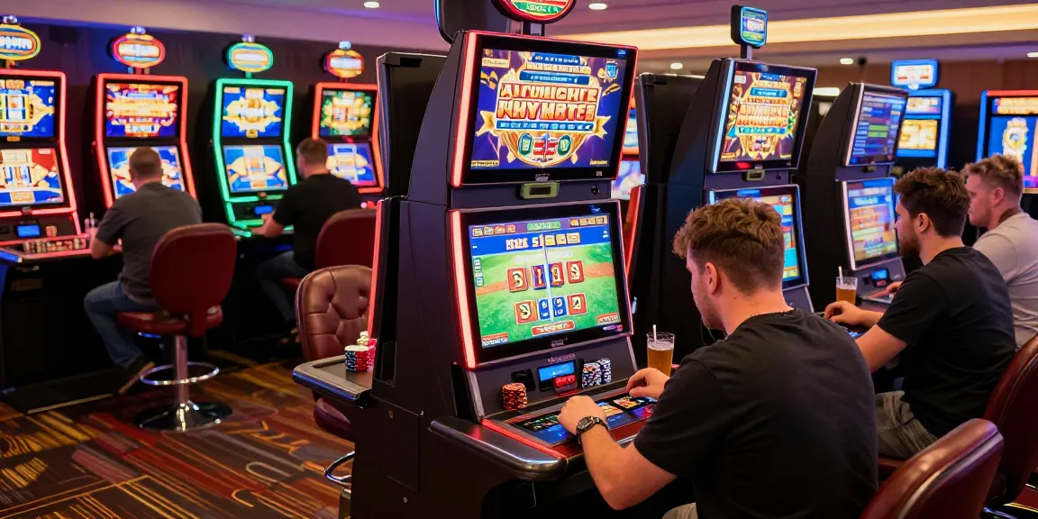 Engaging scene of players at uk credit card casinos enjoying vibrant gaming and large bonuses.
