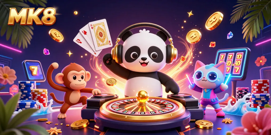 Experience exciting MK8 online casino thrills with vibrant characters and action-packed game elements!