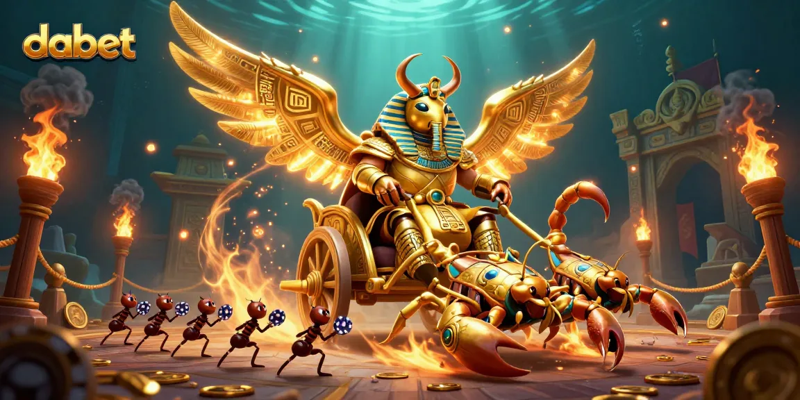 Join the thrilling dabet casino experience with a lively scene of unique characters and rich elements.