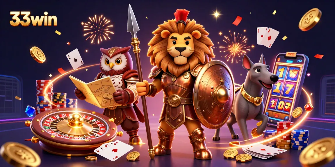 Experience thrilling gameplay with 33win - winning strategies and exciting casino action come alive!