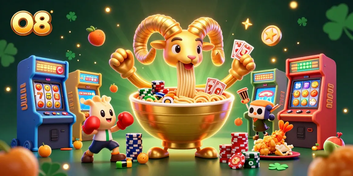 Experience thrilling action at O8 casino with dynamic cartoon characters battling for jackpot wins!