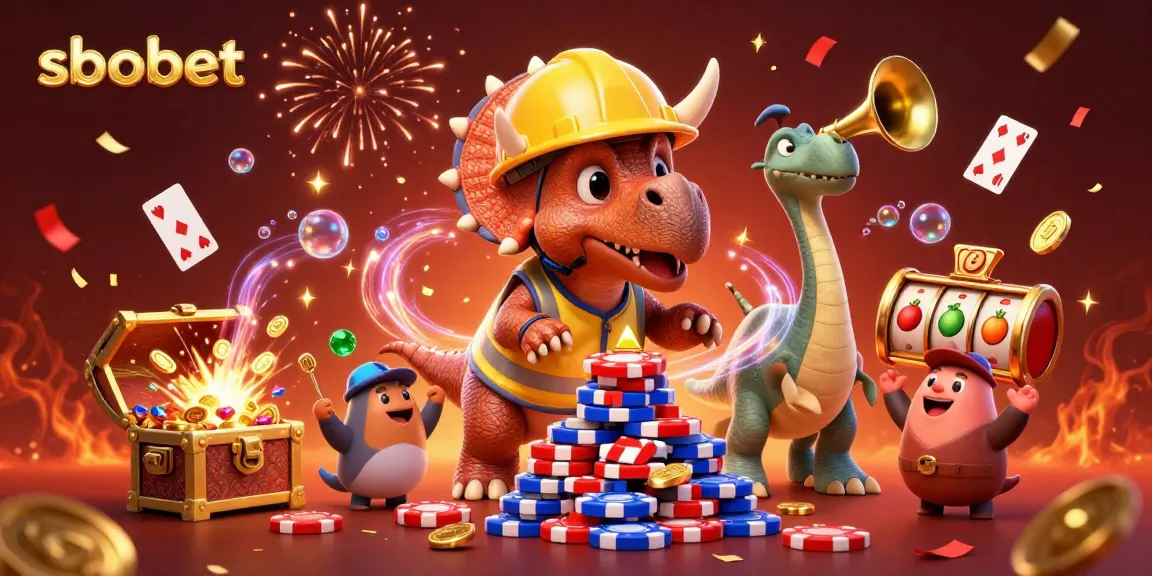 Place bets and win big with sbobet amidst a vibrant 3D casino scene
