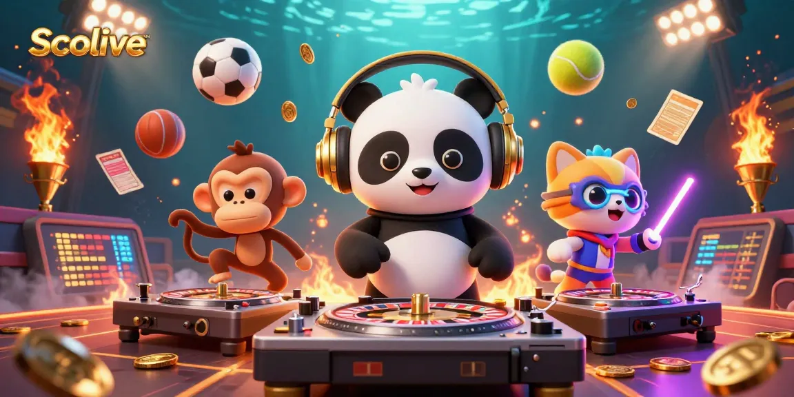 Socolive attracts football fans with interactive features and vibrant 3D casino art.