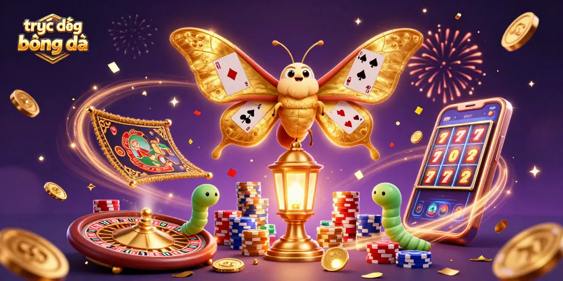 Experience trực tiếp bóng đá with thrilling casino motifs, featuring vibrant elements and iconic symbols.