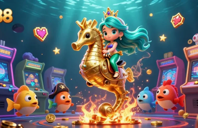 Experience thrilling gaming with lu88, featuring a vibrant underwater casino adventure.