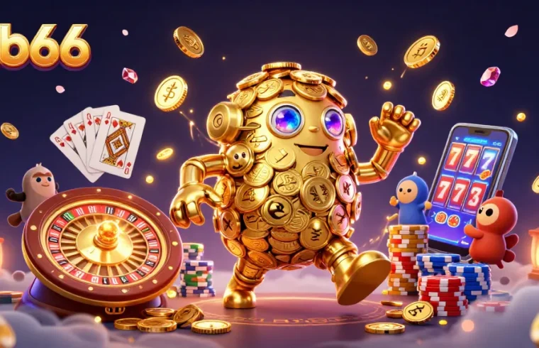 Experience the thrill of gaming at mb66, where golden golems and slot symbols come alive