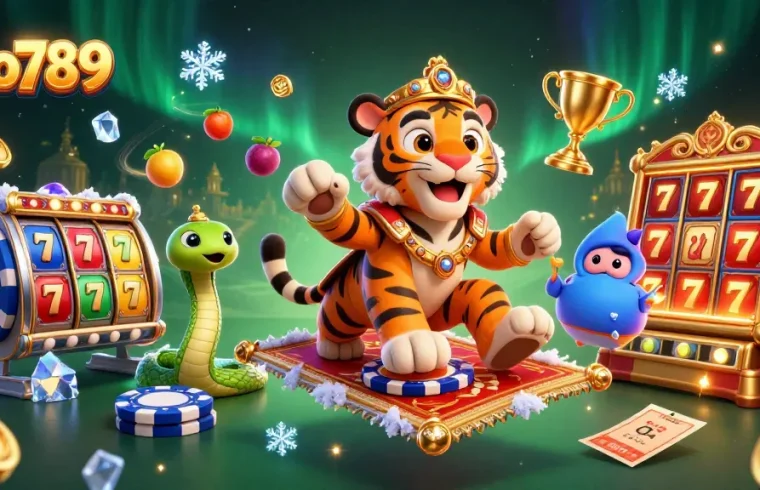 Sao789 brings exhilarating casino action with a vibrant 3D depiction of exciting slot games.
