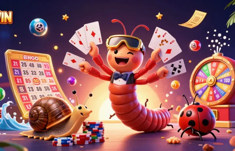 Engage with thrilling gameplay at 84WIN, featuring dynamic characters and vibrant casino elements.