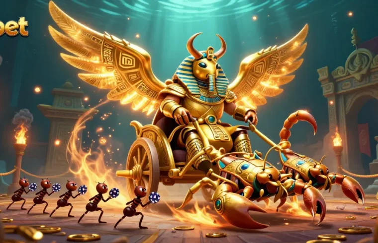Join the thrilling dabet casino experience with a lively scene of unique characters and rich elements.
