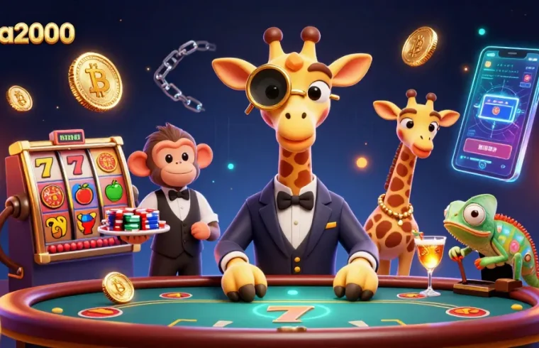 Naga2000 menghadirkan pengalaman bermain slot yang mengesankan dengan kasino yang diwarnai binatang lucu