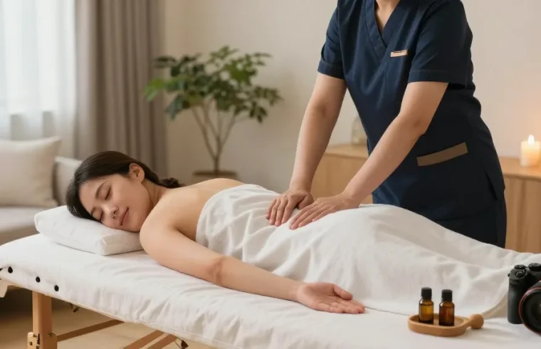 Enjoy a calming 인천출장안마 experience with a professional therapist in a serene home setting.